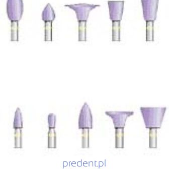 Gumki do polerowania kompozytów i ceramiki Nobilis ( fioletowe ) 1szt.