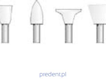 Gumki do polerowania kompozytów, kompomerów i glasjonomerów  białe  1szt.
